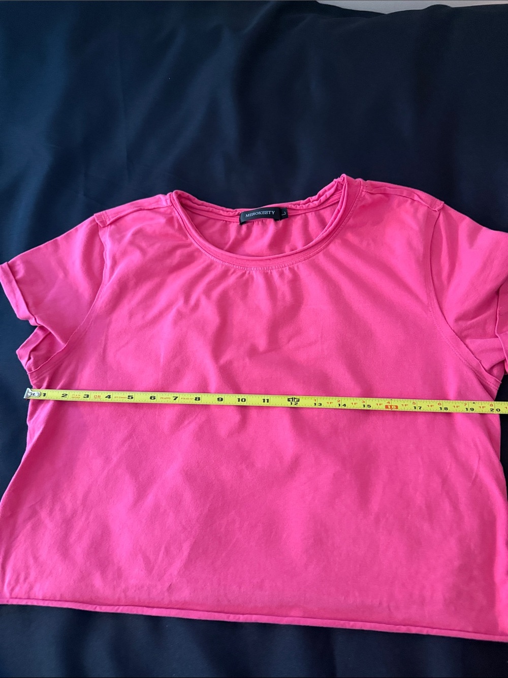 Women's Crew Neck Tops - Hot Pink & Sage Set of 2 - Size L - Picture 7 of 11